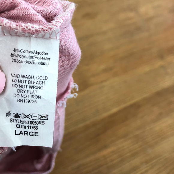 xSOLDx Honey Belle Striped Knit Bandeau Crop Top - Picture 5 of 5